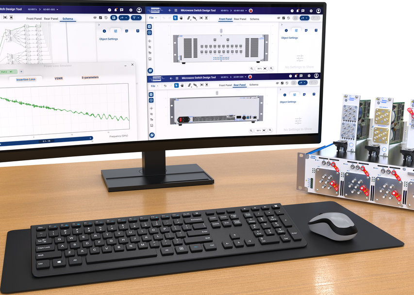 Pickering Interfaces의 최신 버전 Microwave Switch Design Tool 은 시뮬레이션과 회로 설계를 포함